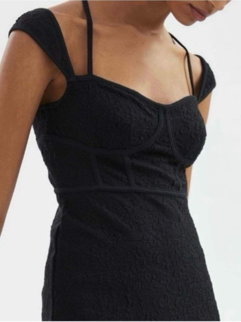Anthropologie Textured Knit Midi Dress NWT - Picture 3 of 5